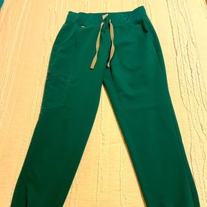 Figs Hunter Green XS Zamora Joggers